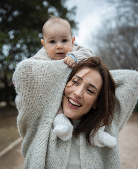 fotografia, madre, bebe